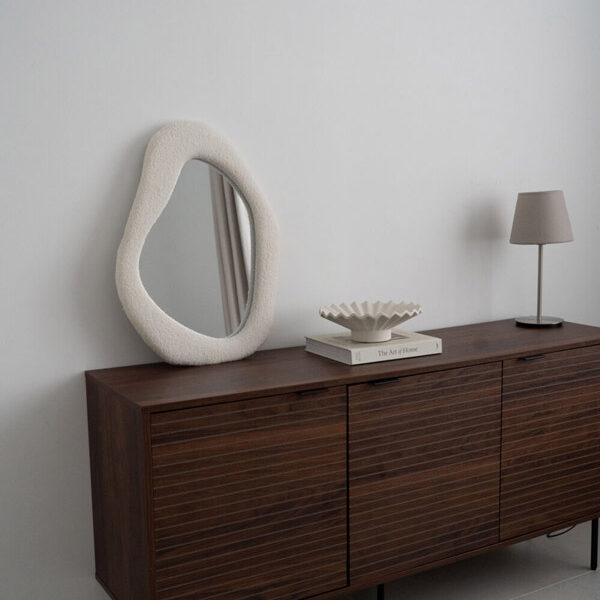 Paola By Detay | Miroir Bouclette | Style Scandinave | 46.5 X 61 cm