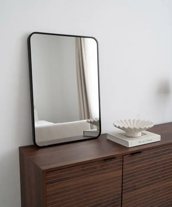 Le Petit Rectangle By Detay | Rectangular Mirror | Scandinavian Style | 70 x 50 cm | Black Or Gold Frame