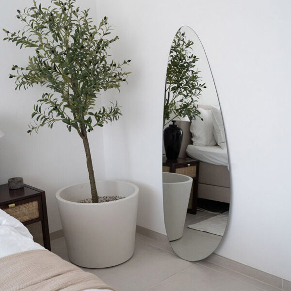 Le Grand Organique By Detay | Large Organic Mirror | Scandinavian Style | 160 x 57 cm | Frameless
