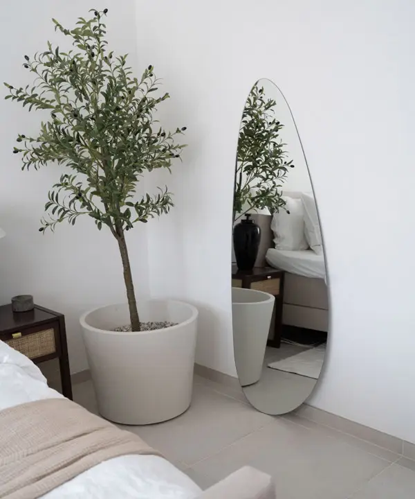 Le Grand Organique By Detay | Large Organic Mirror | Scandinavian Style | 160 x 57 cm | Frameless
